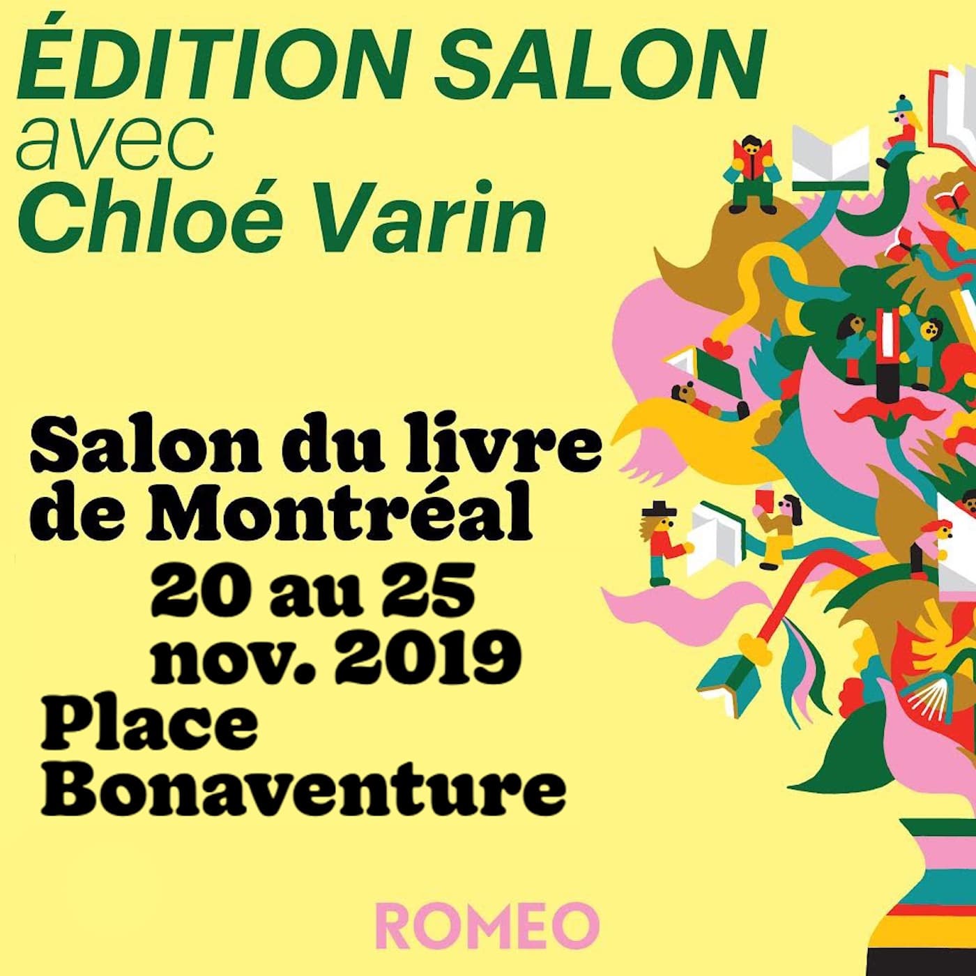 Édition Salon avec Chloé Varin