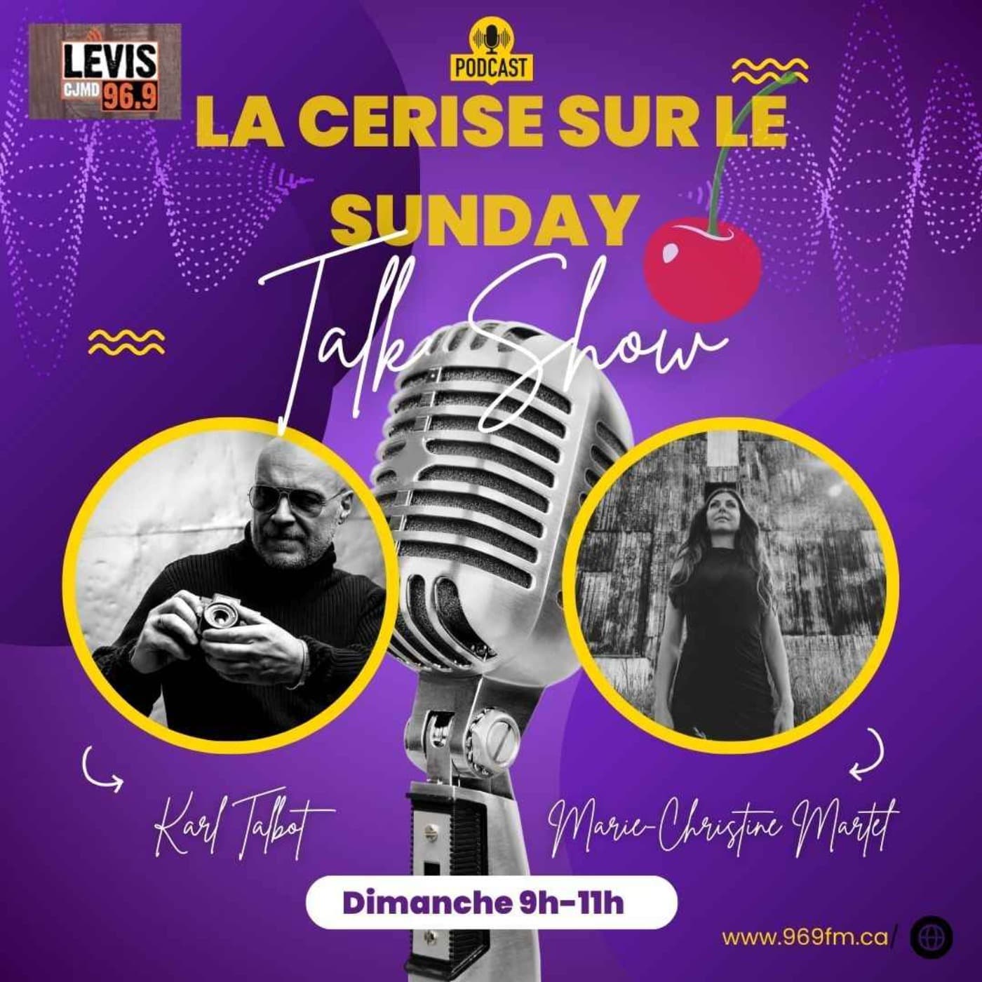 La cerise sur le Sunday | CJMD 96,9 LÉVIS