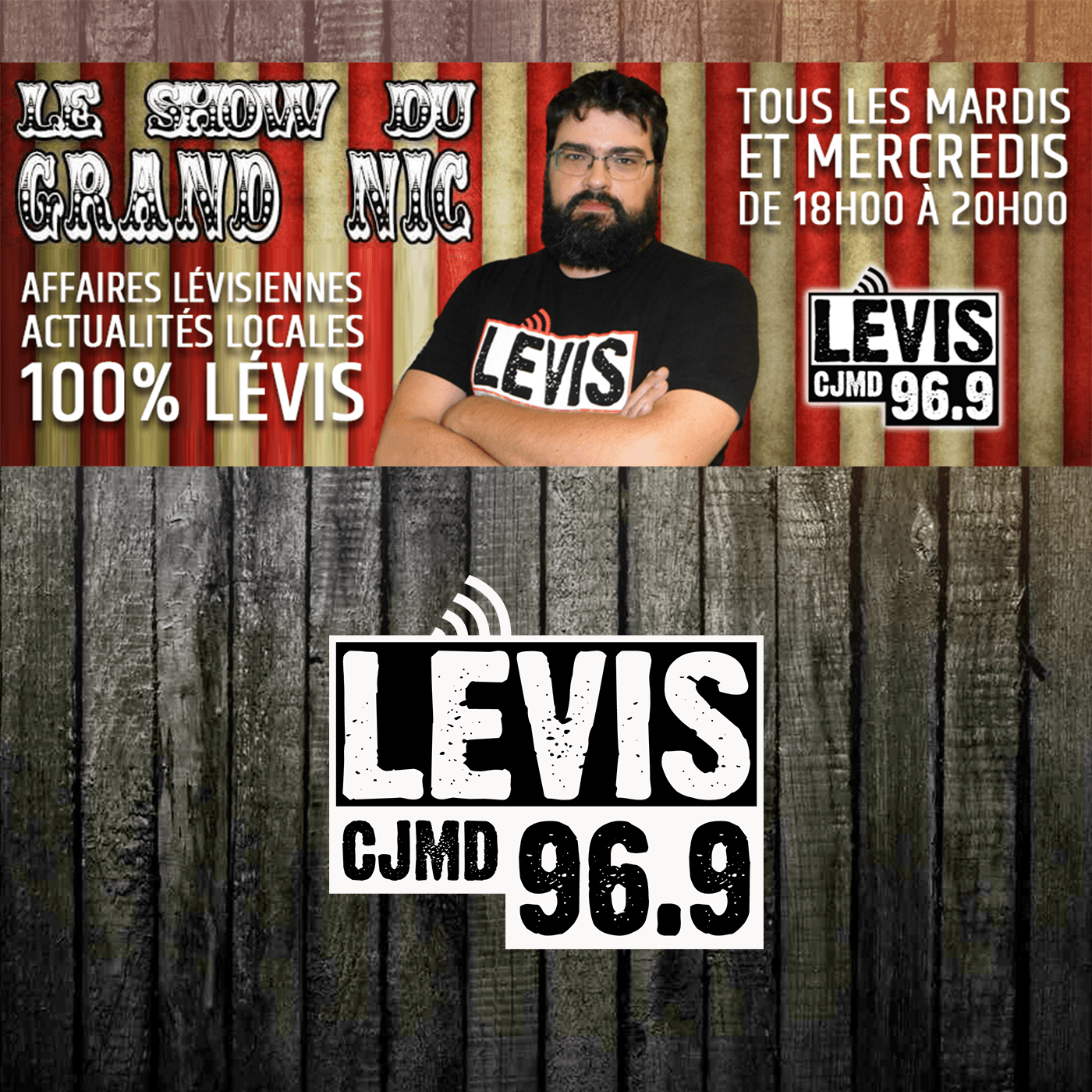 LE SHOW DU GRANDNIC | CJMD 96,9 FM LÉVIS | L'ALTERNATIVE RADIOPHONIQUE