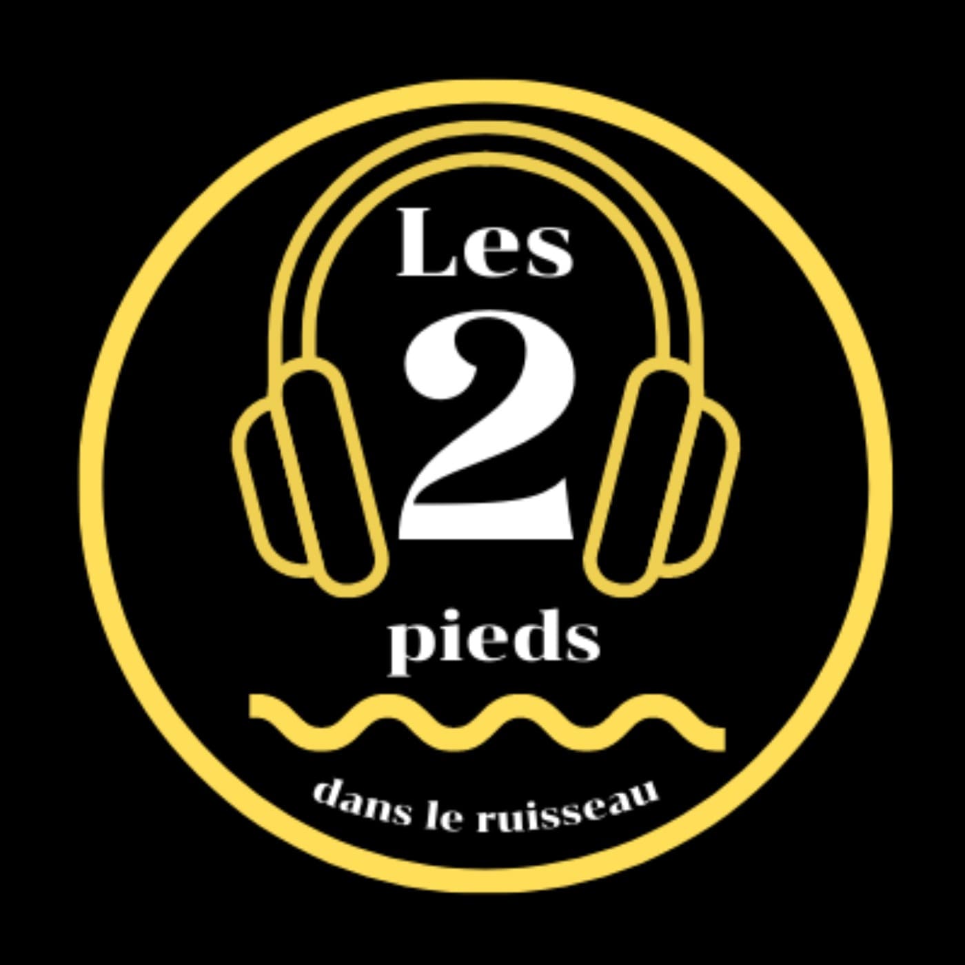 Les 2 pieds dans le ruisseau.