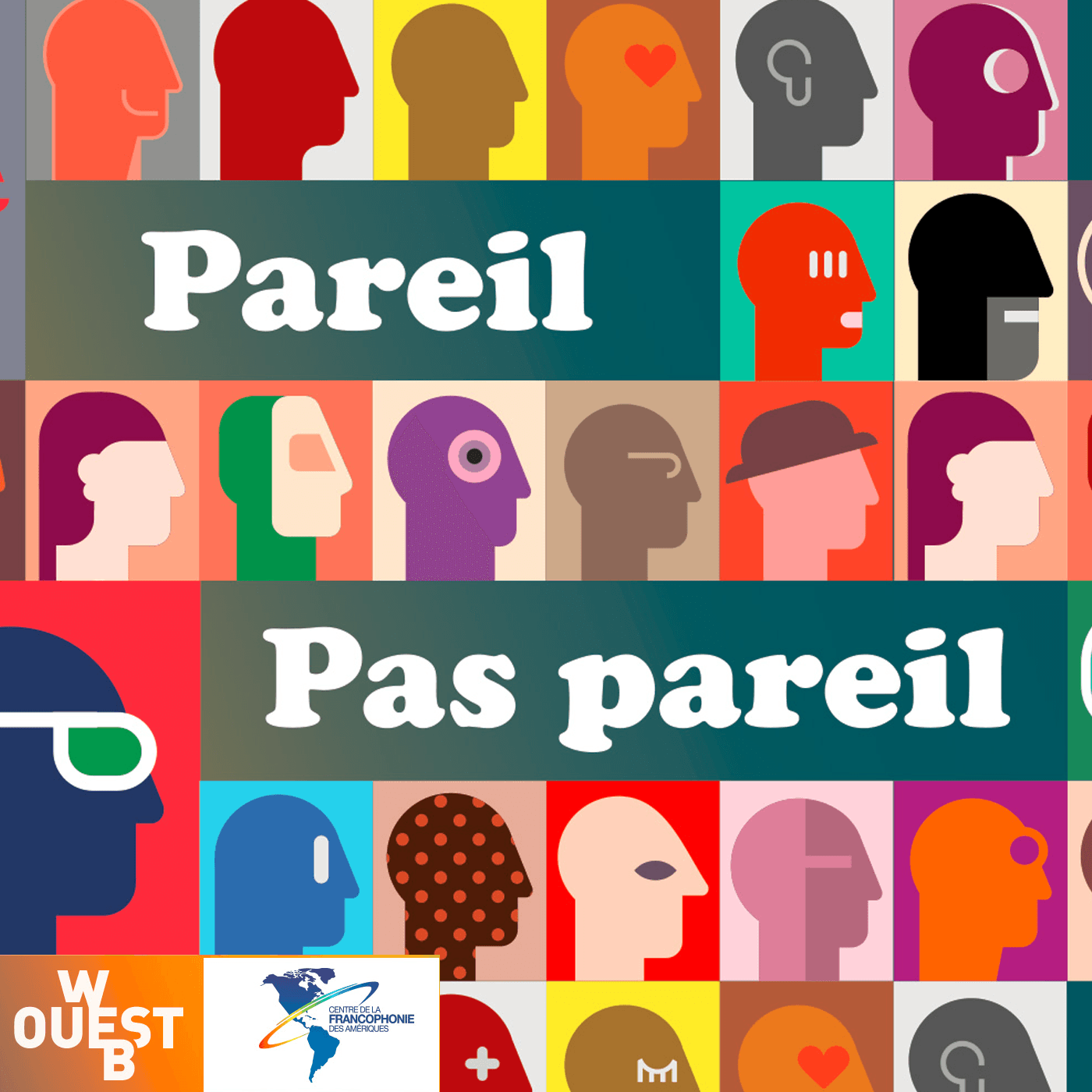 Pareil, pas pareil : Les francophones d'Amérique.