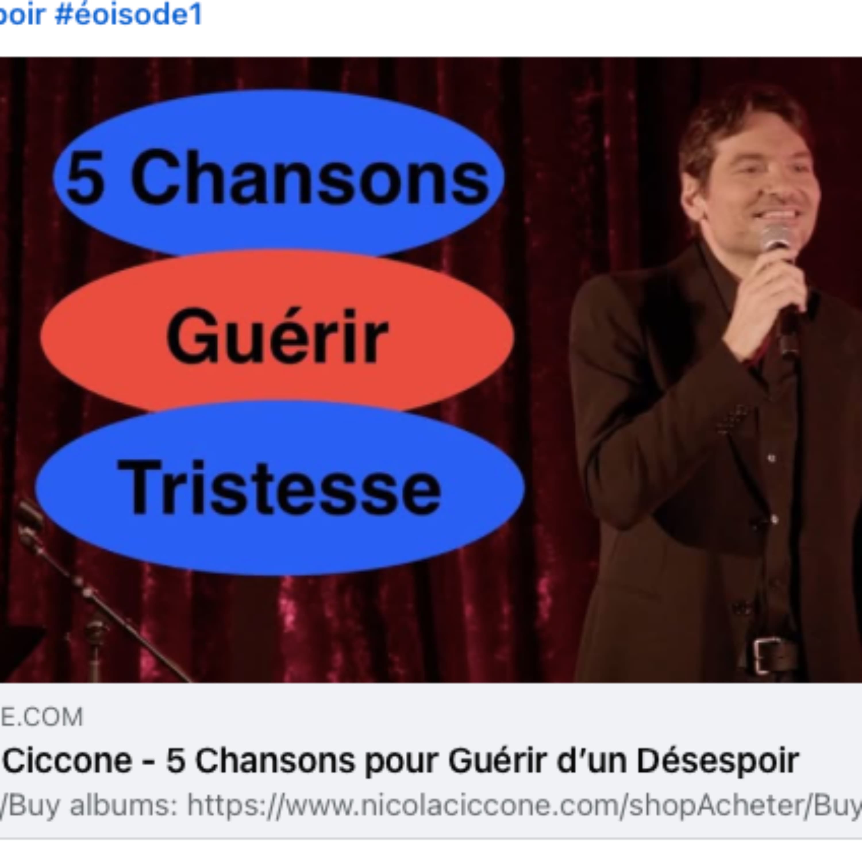 Nicola Ciccone - Le pouvoir des chansons